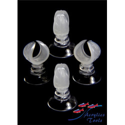 Clips de ventosa 16/22mm pack 4 unids.