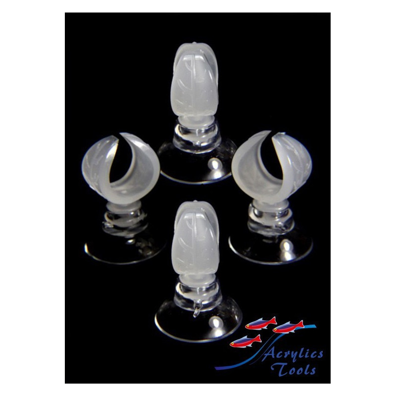 Clips de ventosa 16/22mm pack 4 unids.